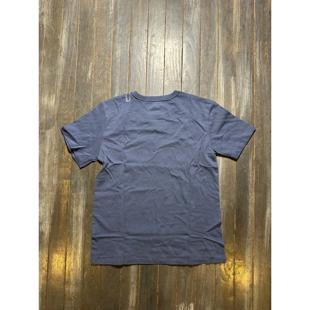 The Childrens Place Boys Lemon-Aid Graphic Tee Navy Blue Cotton Shirt